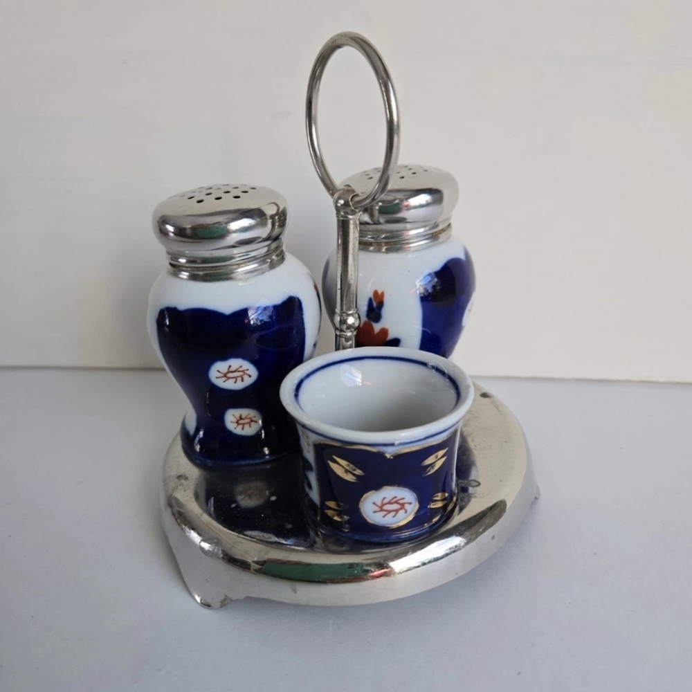 Salt and Pepper Cruet Set Vintage